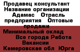 Продавец-консультант › Название организации ­ Адамас › Отрасль предприятия ­ Оптовые продажи › Минимальный оклад ­ 27 000 - Все города Работа » Вакансии   . Кемеровская обл.,Юрга г.